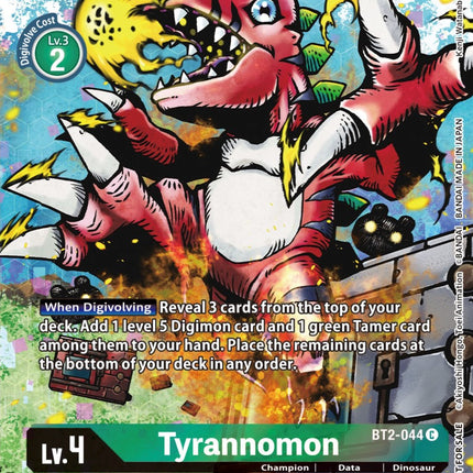 Tyrannomon [BT2-044] (25th Special Memorial Pack) [Release Special Booster Promos]