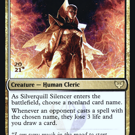 Silverquill Silencer [Strixhaven: School of Mages Promos] Prerelease Foil