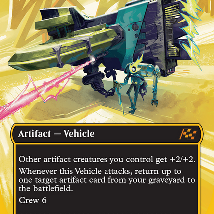 Salvation Engine (Borderless) (First-Place Foil) [Aetherdrift] Foil