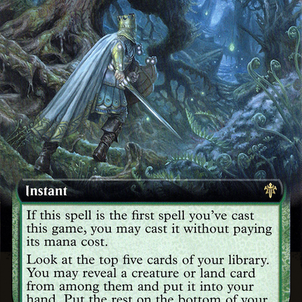 Once Upon a Time (Extended Art) [Throne of Eldraine]