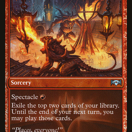 Light Up the Stage [Ravnica Allegiance Promos] Foil