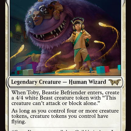 Toby, Beastie Befriender [Duskmourn: House of Horror] Foil