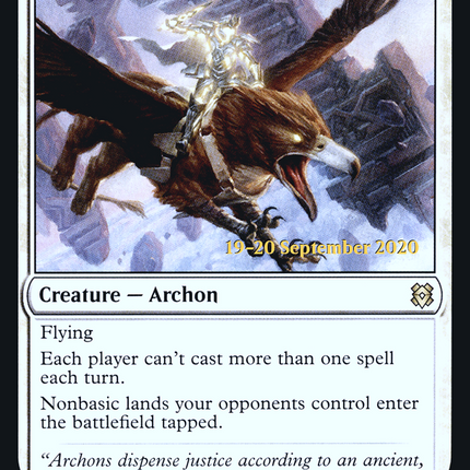 Archon of Emeria [Zendikar Rising Promos] Prerelease Foil