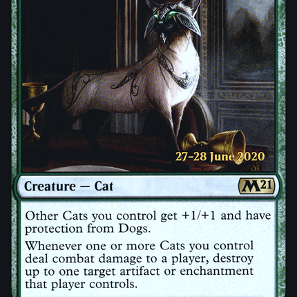 Feline Sovereign [Core Set 2021 Promos] Prerelease Foil