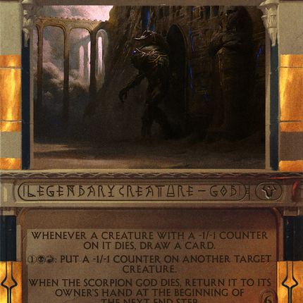 The Scorpion God (Borderless) [Amonkhet Invocations] Foil