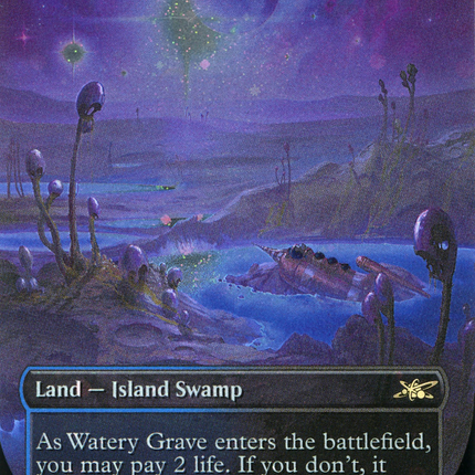 Watery Grave (Borderless) [Unfinity] Galaxy Foil