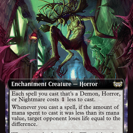 Ancient Cellarspawn (Extended Art) [Duskmourn: House of Horror Commander]