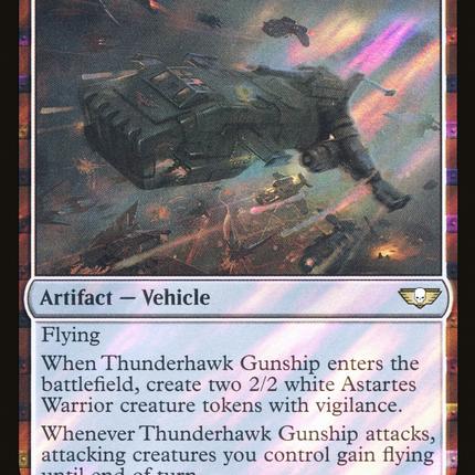 Thunderhawk Gunship [Warhammer 40,000 Commander] Surge Foil