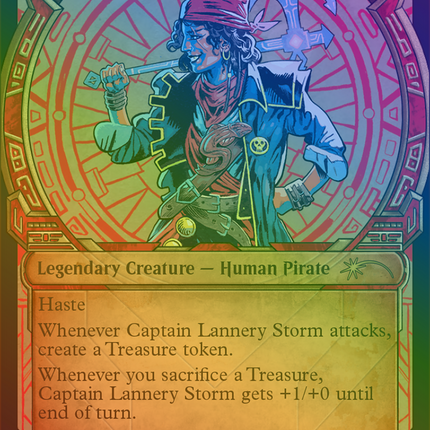 Captain Lannery Storm (Showcase) [Secret Lair Drop] Foil