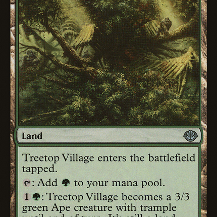 Treetop Village [Duel Decks: Garruk vs. Liliana]