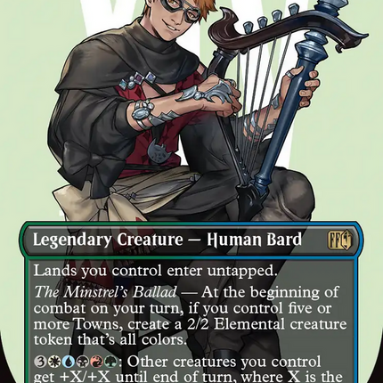 The Wandering Minstrel (Borderless) [FINAL FANTASY] Foil