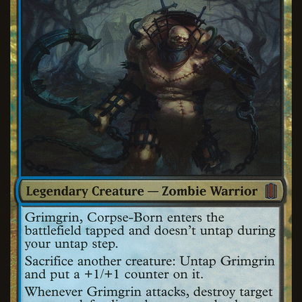 Grimgrin, Corpse-Born [Commander's Arsenal Oversized] Foil
