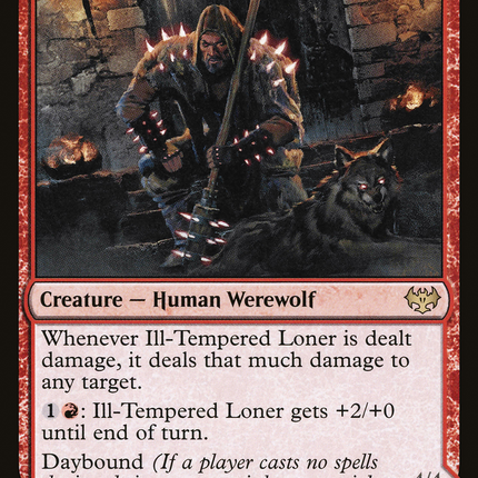 Ill-Tempered Loner // Howlpack Avenger [Innistrad: Crimson Vow]