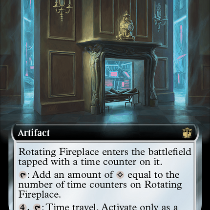 Rotating Fireplace (Extended Art) [Doctor Who] Surge Foil