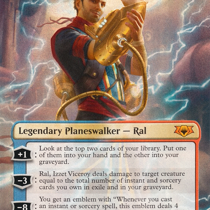 Ral, Izzet Viceroy (Borderless) [Mythic Edition] Foil