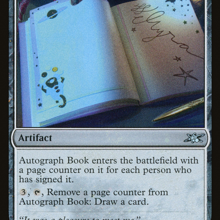 Autograph Book [Unfinity] Galaxy Foil