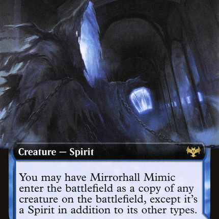 Mirrorhall Mimic // Ghastly Mimicry (Extended Art) [Innistrad: Crimson Vow]