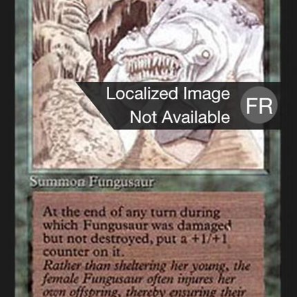 Fungusaur - Fongosaure  [Foreign Black Border]