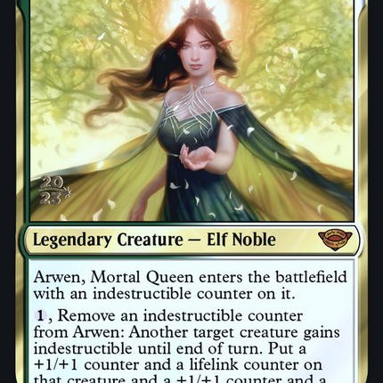 Arwen, Mortal Queen [Tales of Middle-earth Promos] Prerelease Foil