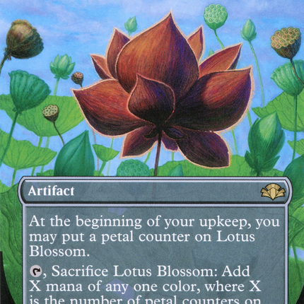 Lotus Blossom (Borderless) [Dominaria Remastered]
