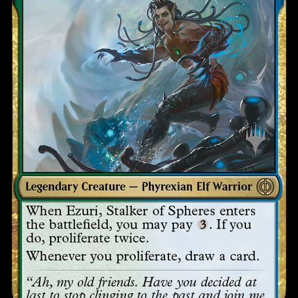 Ezuri, Stalker of Spheres [Phyrexia: All Will Be One Promos]