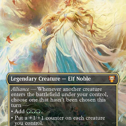 Galadriel, Light of Valinor (Borderless) [Tales of Middle-earth Commander]