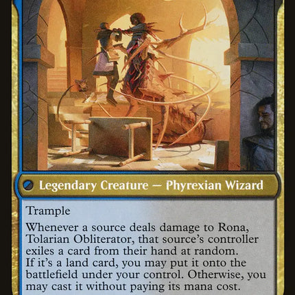Rona, Herald of Invasion // Rona, Tolarian Obliterator [March of the Machine]
