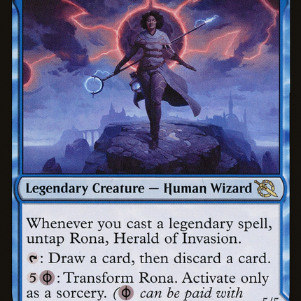 Rona, Herald of Invasion // Rona, Tolarian Obliterator [March of the Machine]