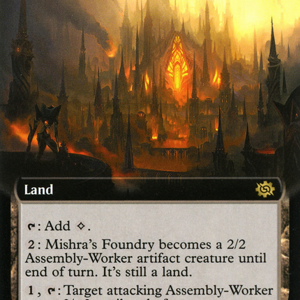 Mishra's Foundry (Extended Art) [The Brothers' War]