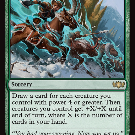 Become the Avalanche [Commander: Tarkir: Dragonstorm]
