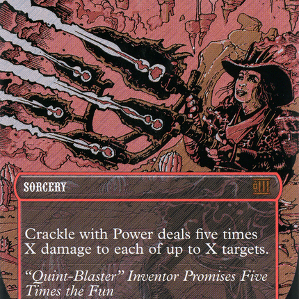Crackle with Power (Extended Art) (Borderless) [Breaking News] Textured Foil