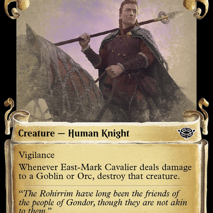East-Mark Cavalier (Showcase) [The Lord of the Rings: Tales of Middle-earth]