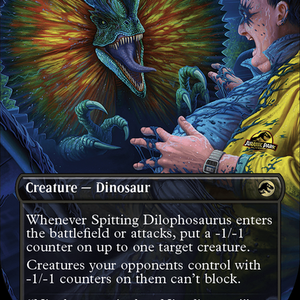 Spitting Dilophosaurus (Borderless) [Jurassic World Collection]