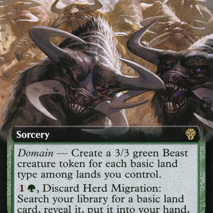 Herd Migration (Extended Art) [Dominaria United]