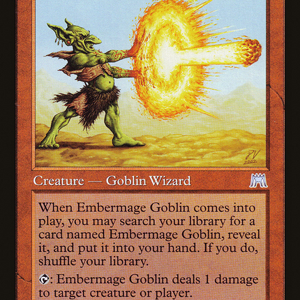 Embermage Goblin [Onslaught] Foil