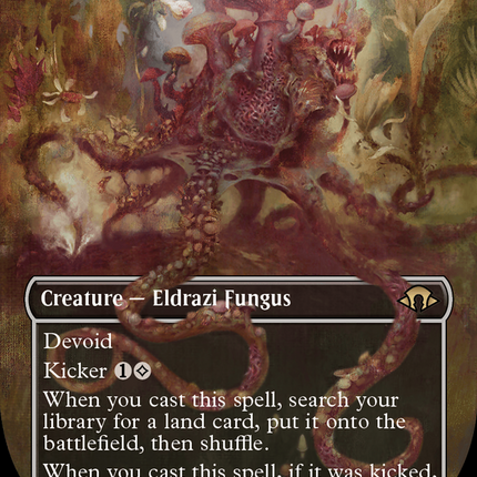 Sowing Mycospawn (Borderless) [Modern Horizons 3] Foil