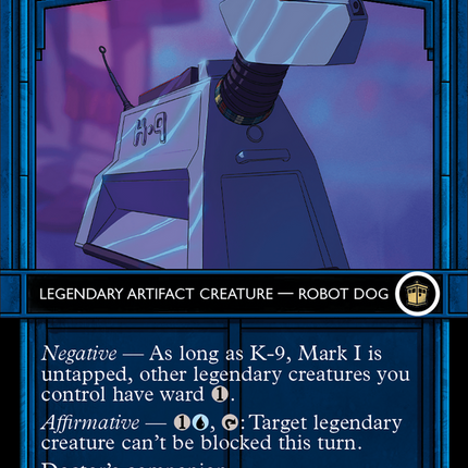 K-9, Mark I (Showcase) (Borderless) [Doctor Who]