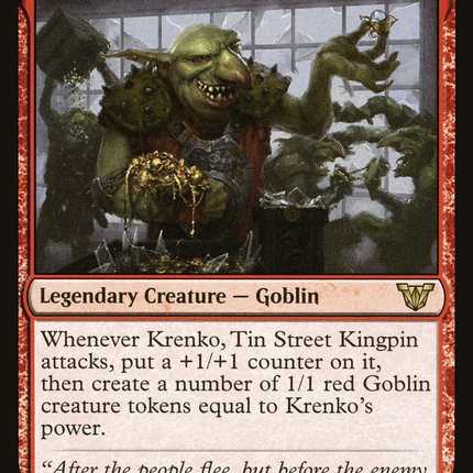 Krenko, Tin Street Kingpin [Neon Dynasty Commander]