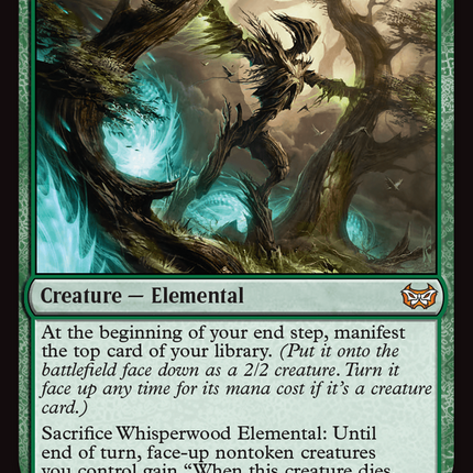 Whisperwood Elemental [Duskmourn: House of Horror Commander]