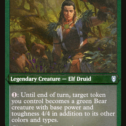 Halsin, Emerald Archdruid [Commander Legends: Battle for Baldur's Gate] Etched Foil