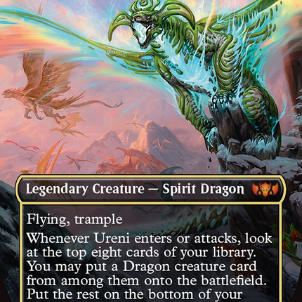 Ureni of the Unwritten (Borderless) [Tarkir: Dragonstorm Commander] Foil