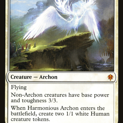 Harmonious Archon [Throne of Eldraine Promos]