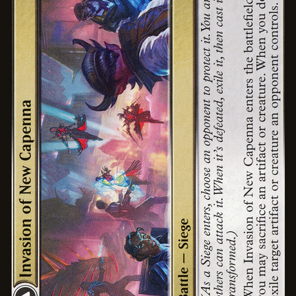 Invasion of New Capenna // Holy Frazzle-Cannon [March of the Machine]