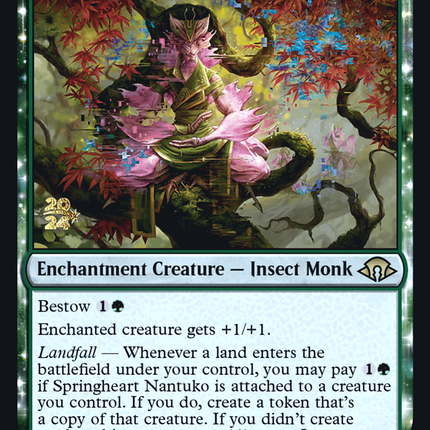 Springheart Nantuko [Modern Horizons 3 Promos] Prerelease Foil