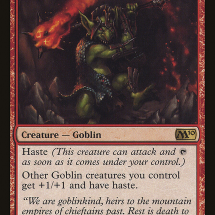 Goblin Chieftain [Magic 2010]