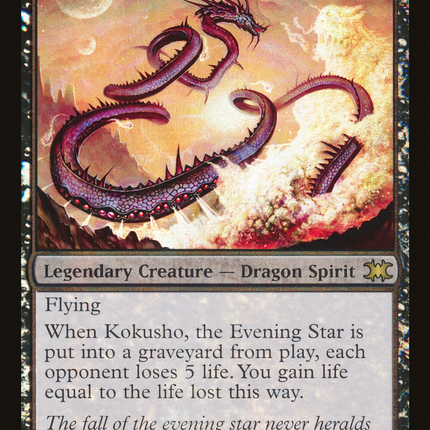 Kokusho, the Evening Star [From the Vault: Dragons] Foil