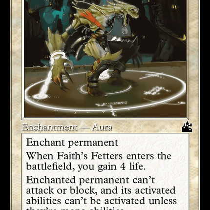 Faith's Fetters (Retro) [Ravnica Remastered]