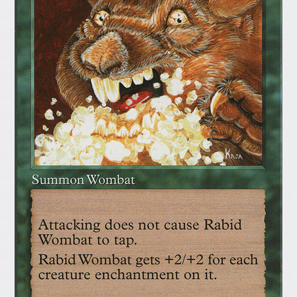 Rabid Wombat [Fifth Edition]