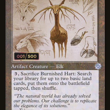 Burnished Hart (Retro) [The Brothers' War Retro Artifacts] Serialized Foil