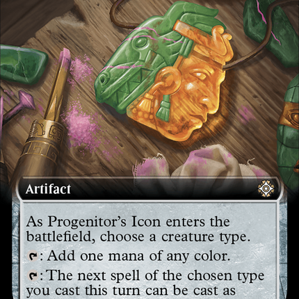 Progenitor's Icon (Extended Art) [The Lost Caverns of Ixalan Commander]